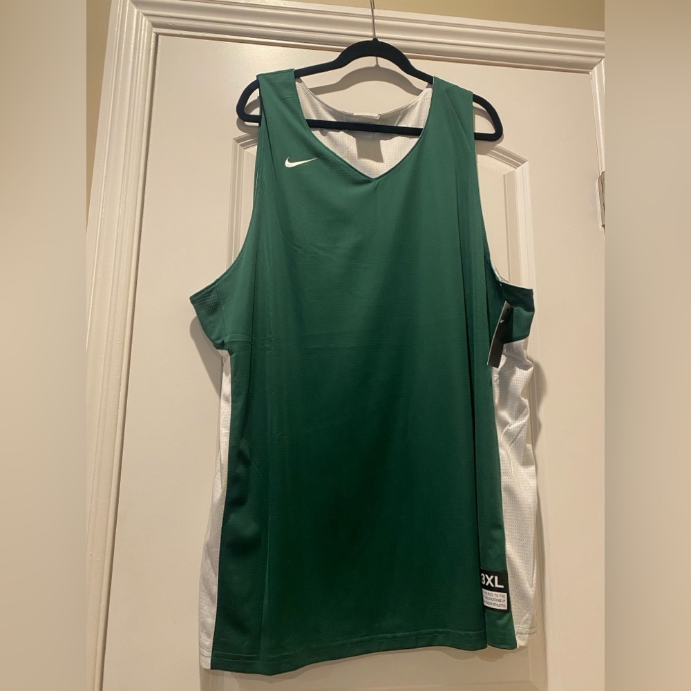 Tank, Emerald Green w/White Jersey